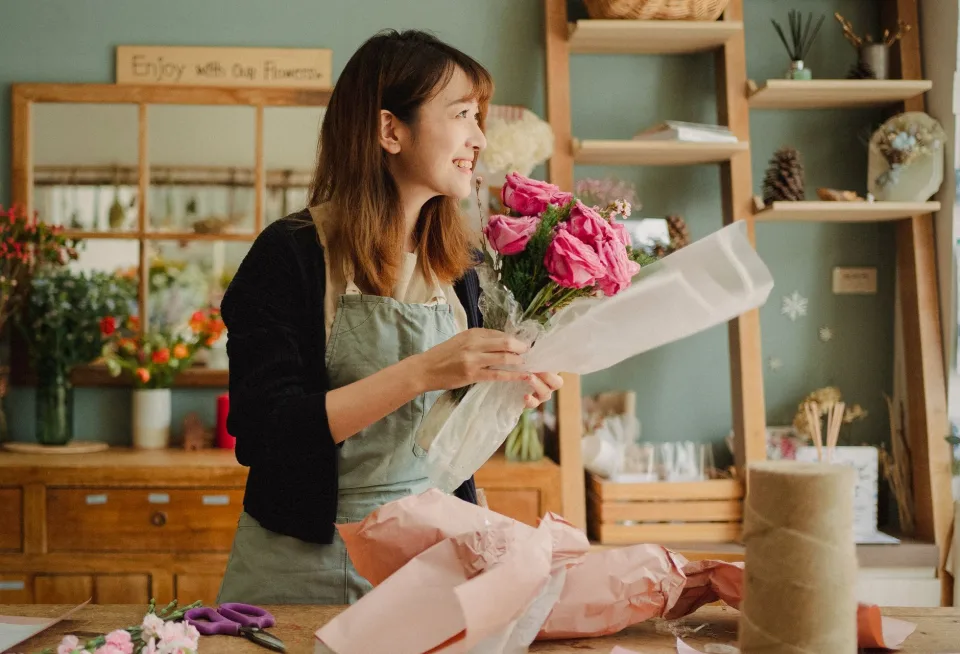 Giỏ hoa chúc mừng khai trương